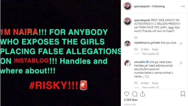 Aworan ọrọ specialspesh loju opo Instagram