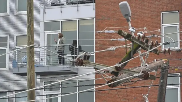 Postes destruidos en Nashville, Tennessee
