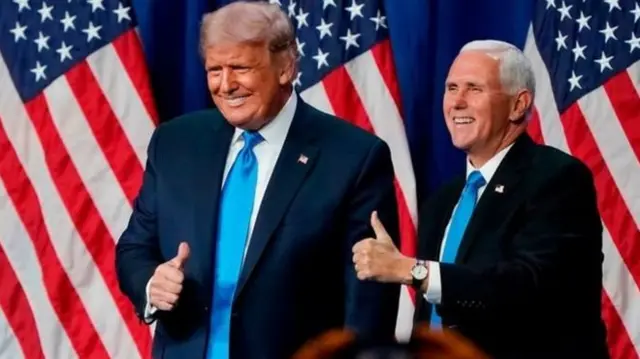 ABD Başkanı Donald Trump ve Başkan Yardımcısı Mike Pence