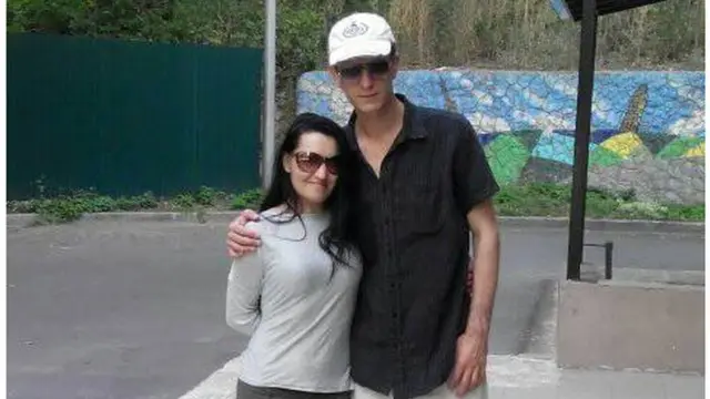 Анна Гаркуш із чоловіком