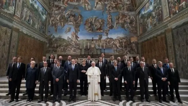 лідери країн ЄС у Ватикані