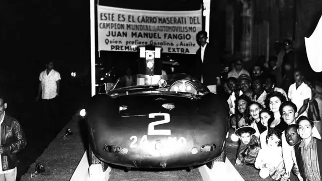 Auto de Fangio en Cuba