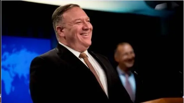 蓬佩奥的讲话被外界视作是开启新一场冷战的新铁幕演讲（Credit: Getty Images）