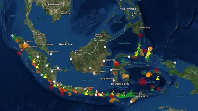 gunung api-gunung api di Indonesia