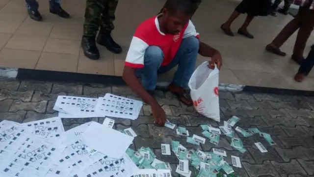 Pesin dey lay evidence of PVC and ballot paper for ground