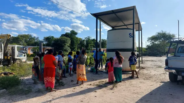 Comunidades indígenas do Chaco ainda estão desatendidas e usam coletoresheylink freebetágua da chuva