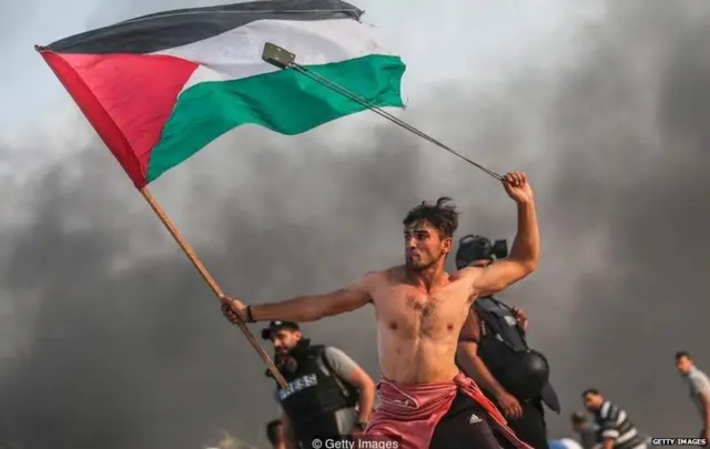ਫਲਸਤੀਨੀ ਪ੍ਰਦਰਸ਼ਨਕਾਰੀ