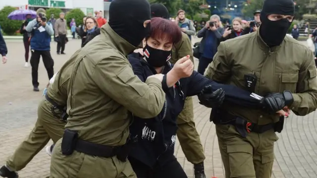 Протесты в Минске