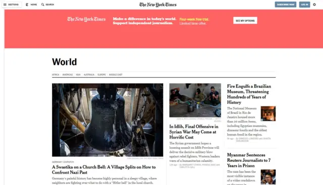 Site do New York Times