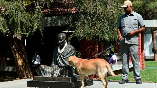 ગાંધીઆશ્રમમાં સુરક્ષાની તપાસ