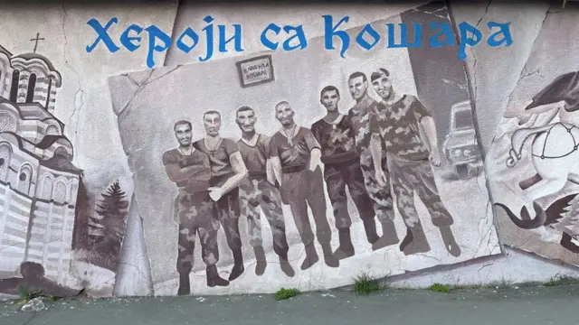 Heroji s Košara mural na Banjici