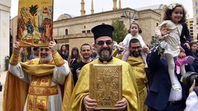 Православные в Бейруте