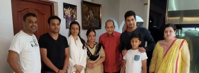 విజయ నిర్మల, కృష్ణ కుటుంబం