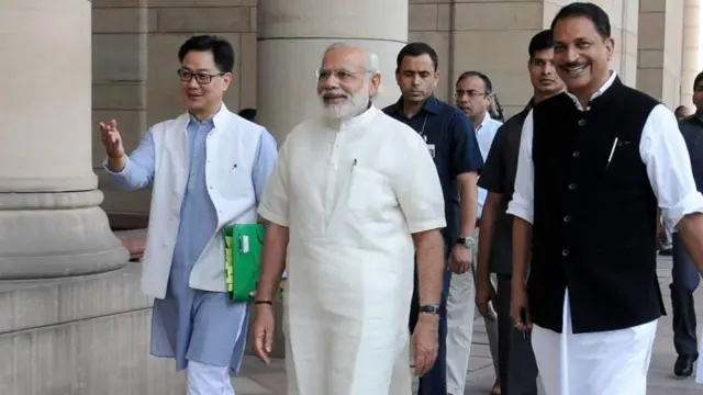 नरेंद्र मोदी और राजीव प्रताप रुडी