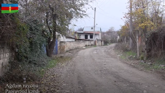 Ağdam rayonunun Paprəvənd kəndindən videogörüntülər