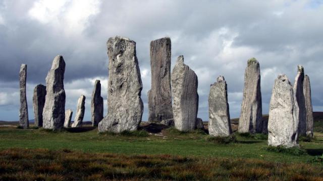 El círculo megalítico escocés de Callanish