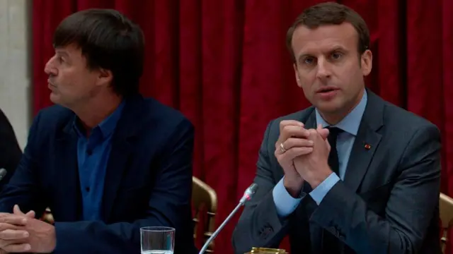 الرئيس الفرنسي إيمانويل ماكرون