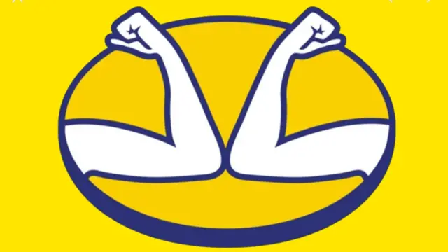 Logo de Mercado Libre con dos codos que se tocan