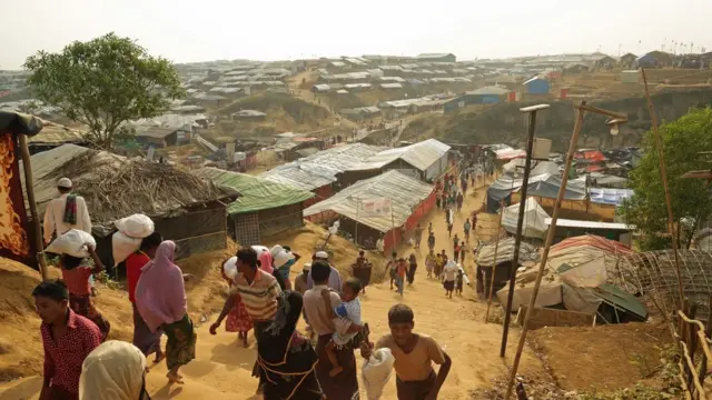 Campo de refugiados rohingyas en Bangladesh