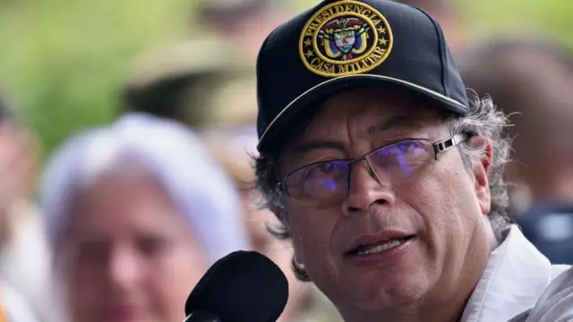 Gustavo Petro en el acto de reapertura de la frontera entre Colombia y Venezuela