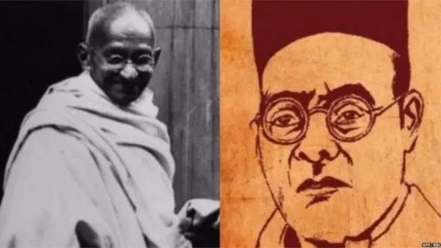 సావర్కర్ గాంధీ సిద్ధాంతాలను బహిరంగంగా వ్యతిరేకించేవారు