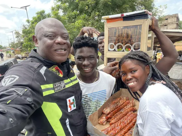 Nigerian man wey ride bike from London to Lagos tok wetin im eye see and how e do am
