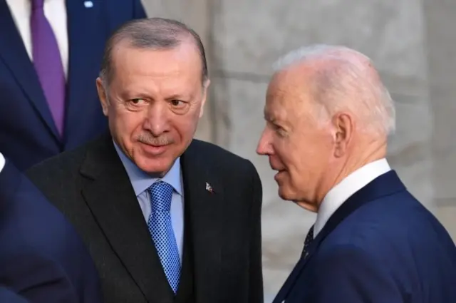 Cumhurbaşkanı Recep Tayyip Erdoğan ve ABD Başkanı Joe Biden