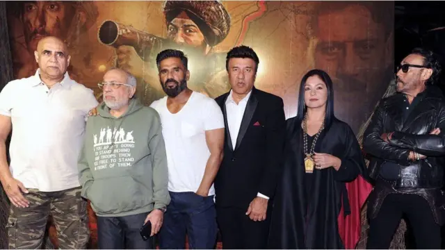 બૉર્ડરની 20મી વર્ષગાંઠની પાર્ટી સમયે ફિલ્મના કલાકારો