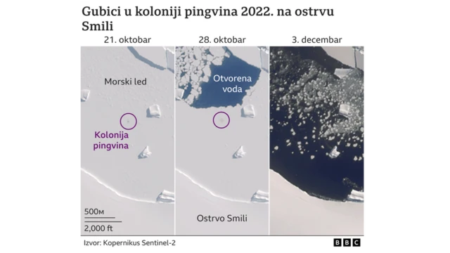 Ostrvo Smili ostaje bez leda, satelitska slika