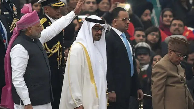 नरेंद्र मोदी और यूएई के सुल्तान