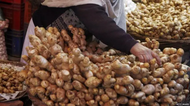 આદુની તસવીર