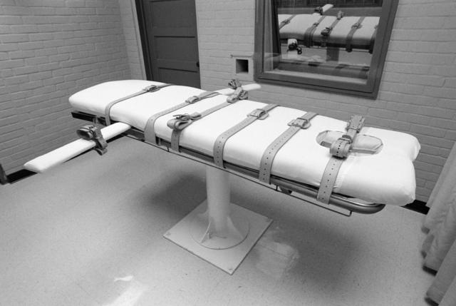 A death chamber in the US