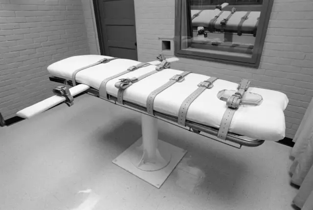 A death chamber in the US