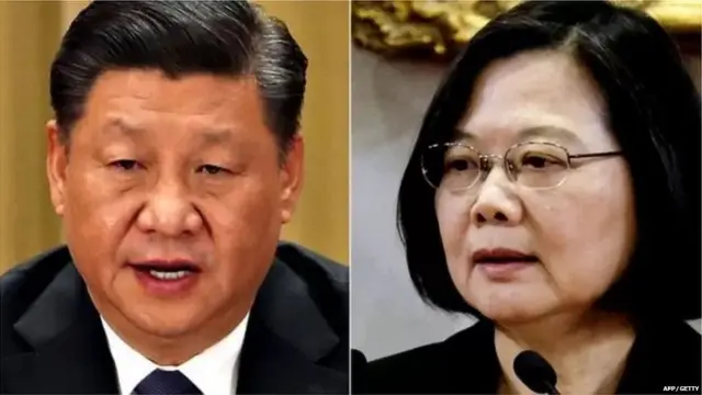 शी जिनपिंग और साई इंग-वेन