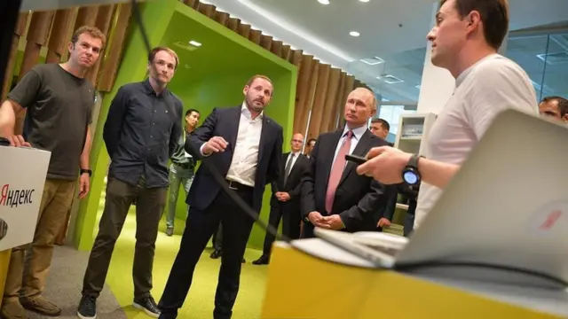 Yandex的成功吸引了俄罗斯总统普京(Vladimir Putin)的到访