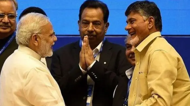 ચંદ્રાબાબુ નરેન્દ્ર મોદી સાથે