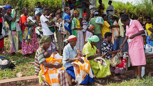 Programa de salud en Uganda