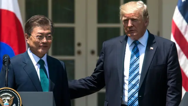 ترامپ و مون جائی-این