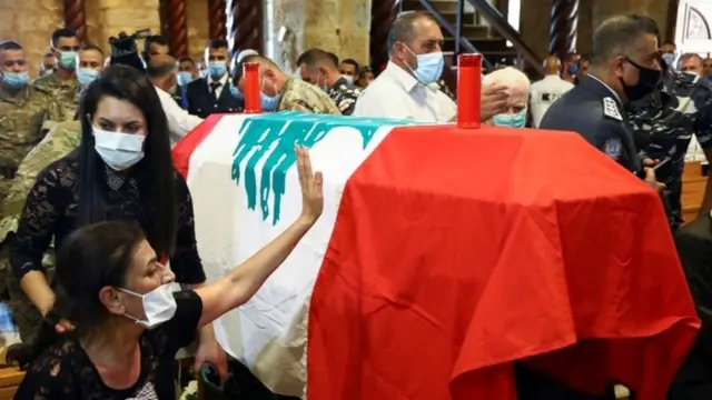 funeral of army officer who died in blast