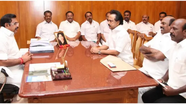 முதல் அமைச்சருடன் மு.க.ஸ்டாலின் சந்திப்பு