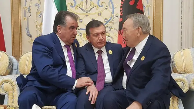 Тажик, өзбек жана казак президенттери Астанадагы Борбор Азия саммитинде