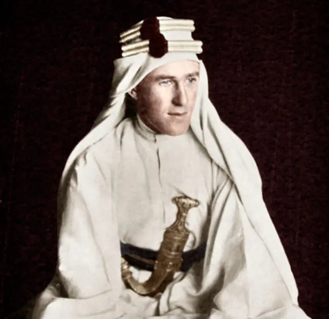 Thomas Edward Lawrence (más conocido como Lawrence de Arabia)