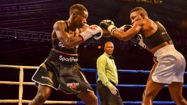 fatuma zarika akipiugana na raia wa zambia Phiri