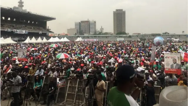 Awọn ero ni gbagede TBS nibi ipolongo PDP