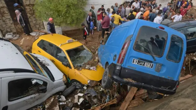 فيضانات في تونس