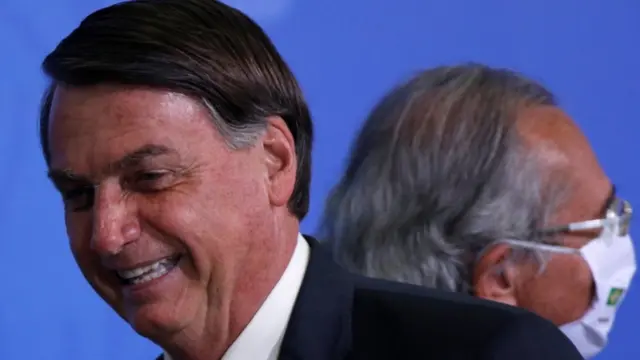 Jair Bolsonaro e Paulo Guedes