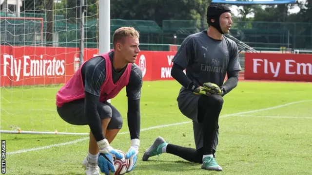 Petr Cech and Bernd Leno