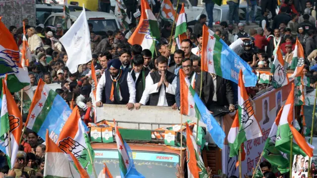 राहुल गांधी, काँग्रेस, धार्मिक राजकारण.