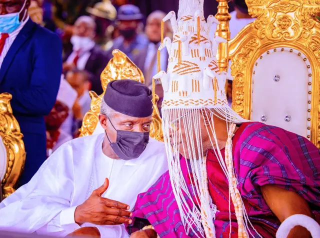 Igbakeji Aa Osibajo n ba olubadan tuntun jiroro