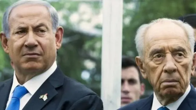 Benyamin Netanyahu ve Şimon Peres